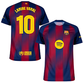 Barn fotbollströja, Lamine Yamal, Barcelona, Tröja