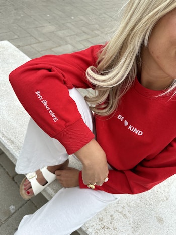 Daily Reminders - Röd Sweatshirt / Collegetröja