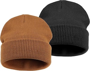 Dreshow Vintermössa 2-Pack Brun/Svart