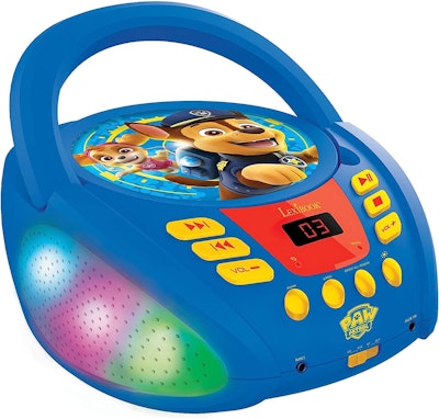 Paw Patrol Cd-Spelare Blå/Röd