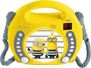 Minions CD-spelare med 2 mikrofoner