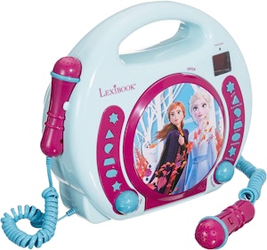 Disney Frost CD-spelare med 2 mikrofoner