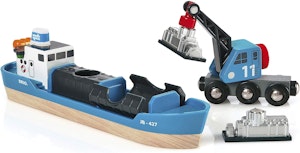 BRIO World 33534 Containerfartyg