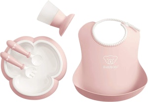 BabyBjörn 5 Delar Middagsset Rosa
