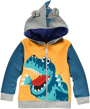 Litbud Hoodie Gul/Blå