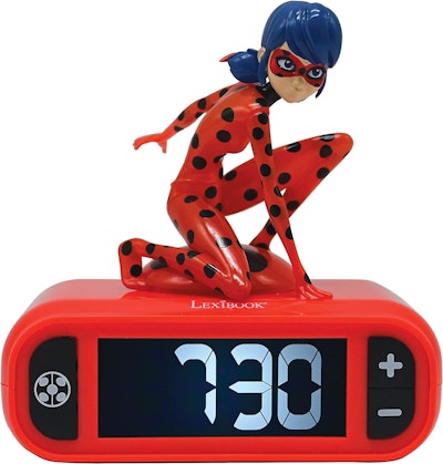 Lexibook Miraculous Väckarklocka Med 3d Nattljus