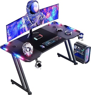 RGB Gamingbord Med Led Belysning Svart