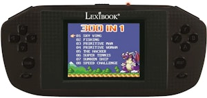 Lexibook Power Arcade, 300 Spel Spelkonsol, Svart
