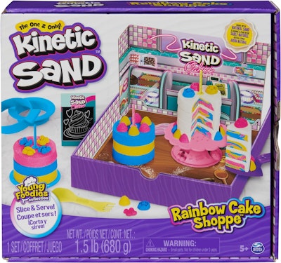 Kinetic Sand Rainbow Cake Shopper