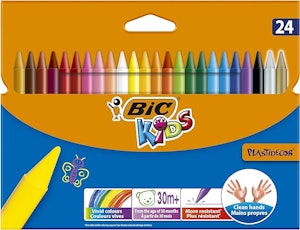 BIC Kritor Blandade Färger 24-Pack