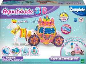 Aquabeads 3D-pärlset Glittrande Hästvagn