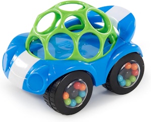 Bright Starts Leksaksbil Med Skallra Blå