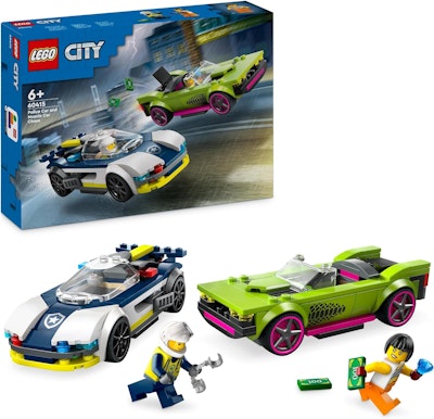 LEGO City 60415 Jakt Med Polisbil Och Muskelbil