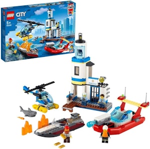 LEGO City 60308 polis och brandkår i kustinsatsen
