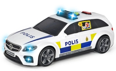 Dickie Toys Svensk Polisbil Mercedes