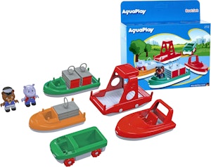 Aquaplay Båtset Med Figurer