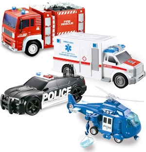 Joyin 4-Pack Räddningsfordon
