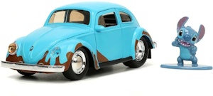 Jada Toys Disney Lilo & Stitch Bil 1959 VW Bubbla med Stitch-figur
