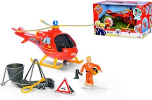 Brandman Sam Helikopter Wallaby med Figur