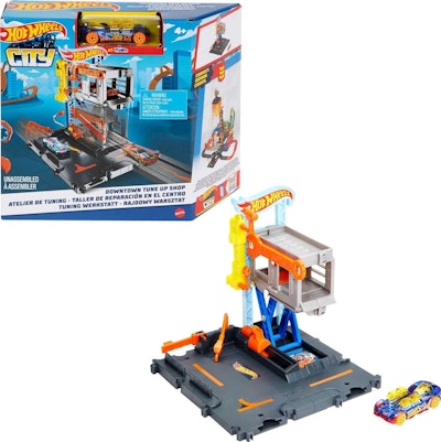 Hot Wheels City Downtown Parkeringshus