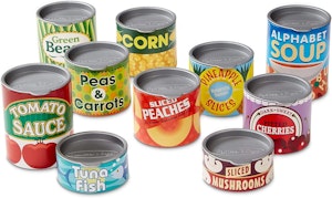 Melissa & Doug Burkar Med Leksaksmat