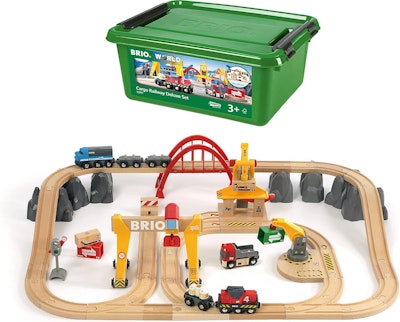 BRIO 33097 Frakt- och järnvägsset Deluxe