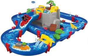 AquaPlay Mountain Lake Fyra Lekstationer Kanalsystem