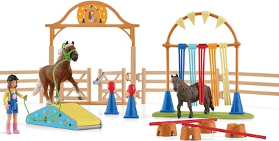 Schleich Farm World Pony Agility Training