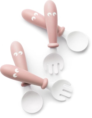 BabyBjörn Bestickset 2-pack Blekrosa