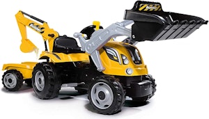 Smoby Traktor Med Släp Och Grävare