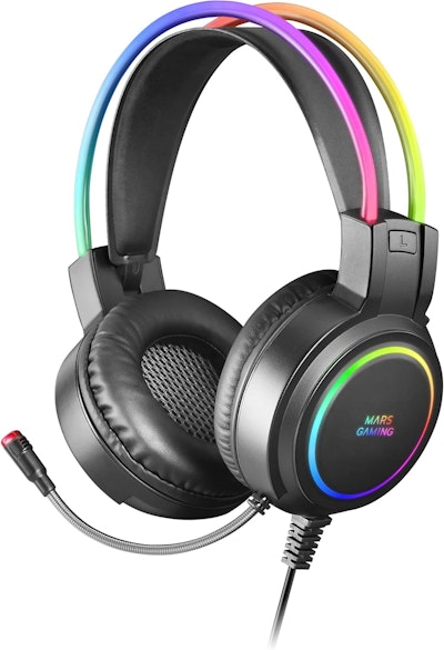 Mars Gaming RGB Flow Headset Svart