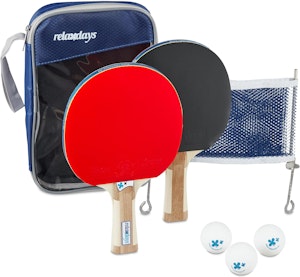 Relaxdays Bordtennisset Med Nät
