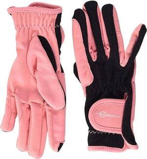 Covalliero Ridhandske Svart/Rosa