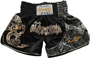 Fluory Muay Thai Shorts Svart