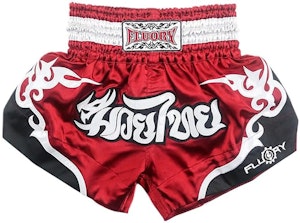 Fluory Muay Thai Shorts Röd