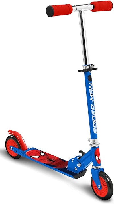 Stamp Spiderman Hopfällbar Sparkcykel