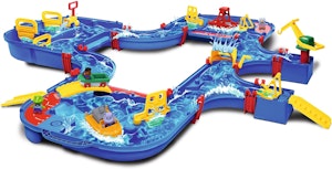 Aquaplay Megaset - 46 delar Inklusive 1 Containerbåt