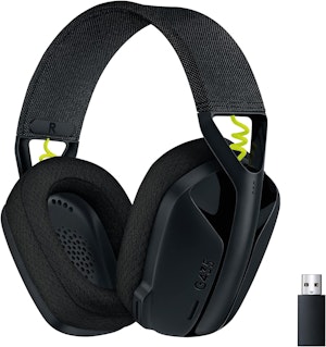 Logitech G435 Lightspeed trådlös Bluetooth gaming headset svart