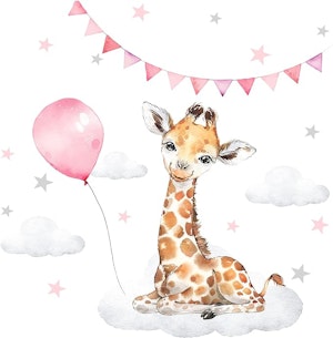 Little Deco Väggdekal Giraff