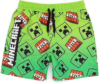 Minecraft Badshorts Grön