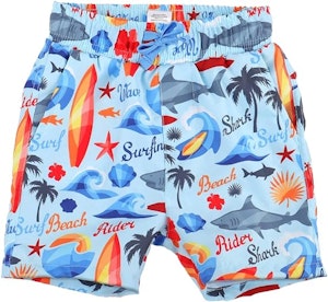 Lacofia Badshorts Ljusblå