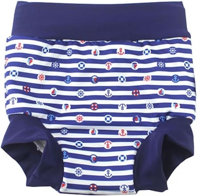 Babypreg Badblöja Blå