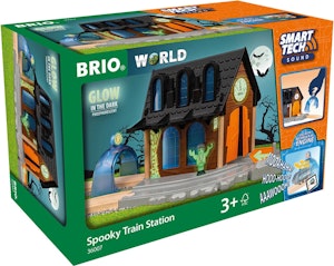 Brio 36007 Kuslig Tågstation Med Smart Tech Sound
