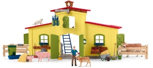 Schleich 42605 Stor Bondgård med Djur och Tillbehör