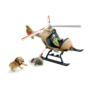 Schleich Djurräddning Med Helikopter
