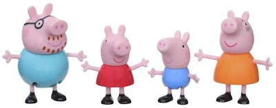 Greta Gris Figurset 4-Pack Gretas Familj