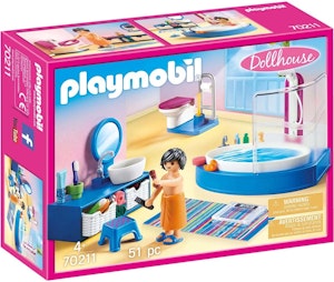 Playmobil 70211 Dollhouse Badrum med badkar
