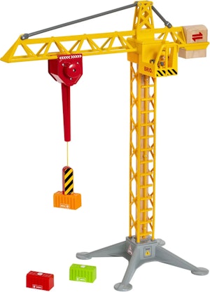BRIO 33835 Byggkran Med Lampor