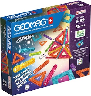 Geomag Byggsats 35 Bitar Glitter Panels