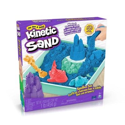 Kinetic Sand Sandbox Set Blå